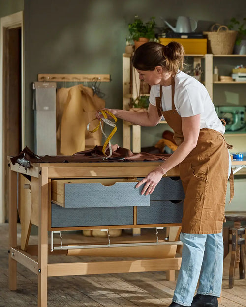 Drawer bank, Cutting table Virrvarr