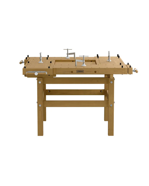 Sjöbergs EDU 1300 with wooden trestle 4-station