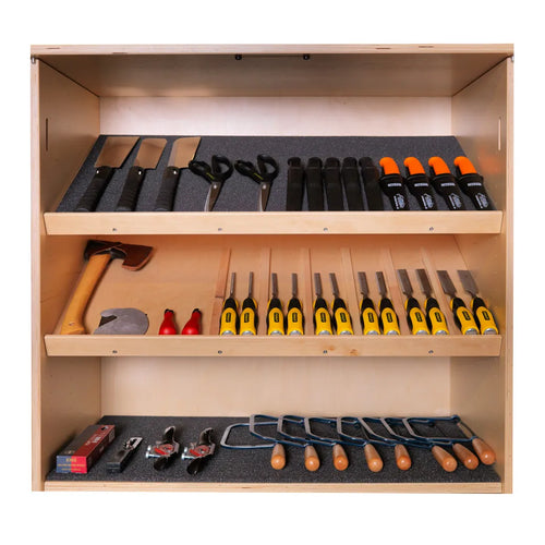 Tool positioning strips, Cabinet 1