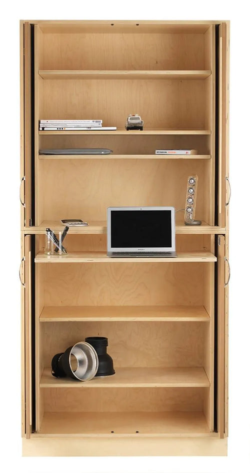 Sjöbergs Cabinet 1, whiteboard/birch doors