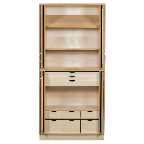 Sjöbergs Skåp 1, whiteboard-/björkdörrar