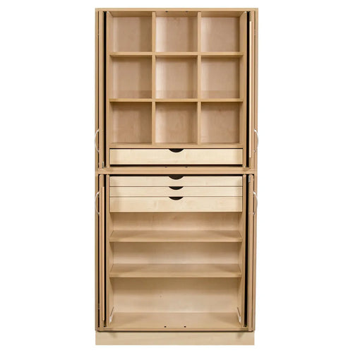 Sjöbergs Cabinet 1, whiteboard/birch doors