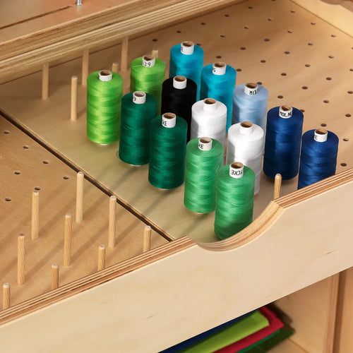 Holder for reels of thread, Cabinet 1