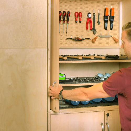 Sjöbergs Cabinet 1, birch doors