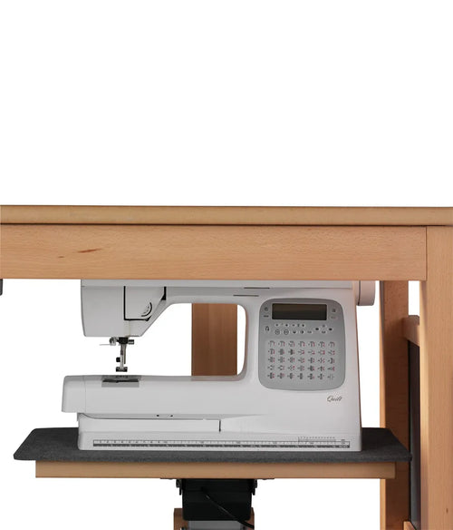 Sjöbergs Sewing machine table, with electrical, light gray